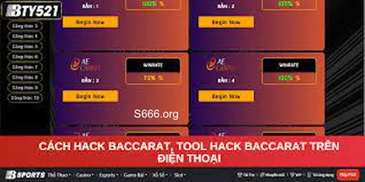 tool hack baccarat trên mobile